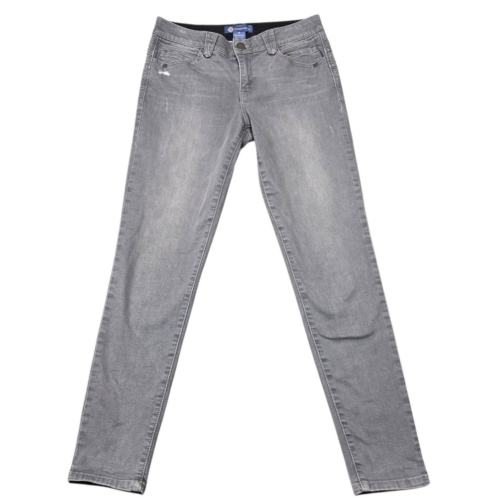 Democracy Ab solution Skinny Jeans Women 8 Grey Cotton Blend Stretch Denim